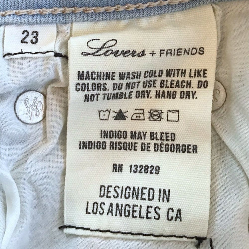LOVERS + FRIENDS Ricky Solana Distressed Jeans NWT - Picture 5 of 11